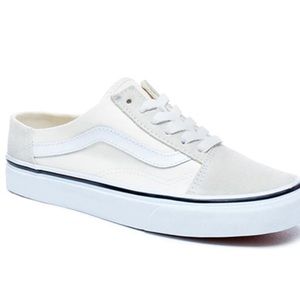 VANS old skool mule white
